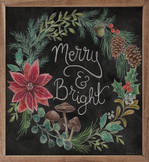 Christmas Chalk III Merry By Mary Urban